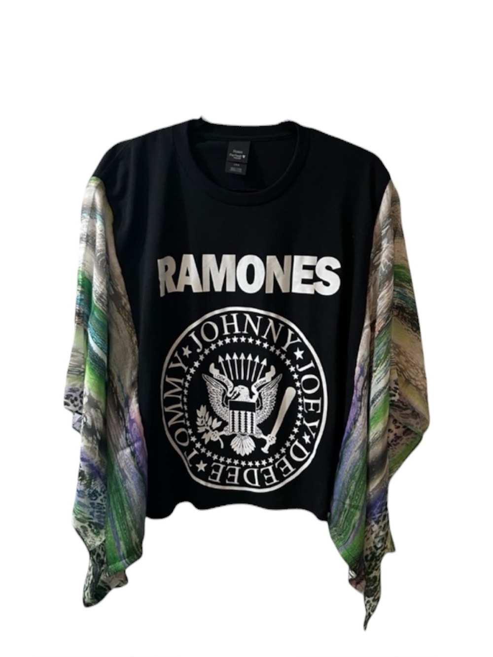 Ramones upcycled tee